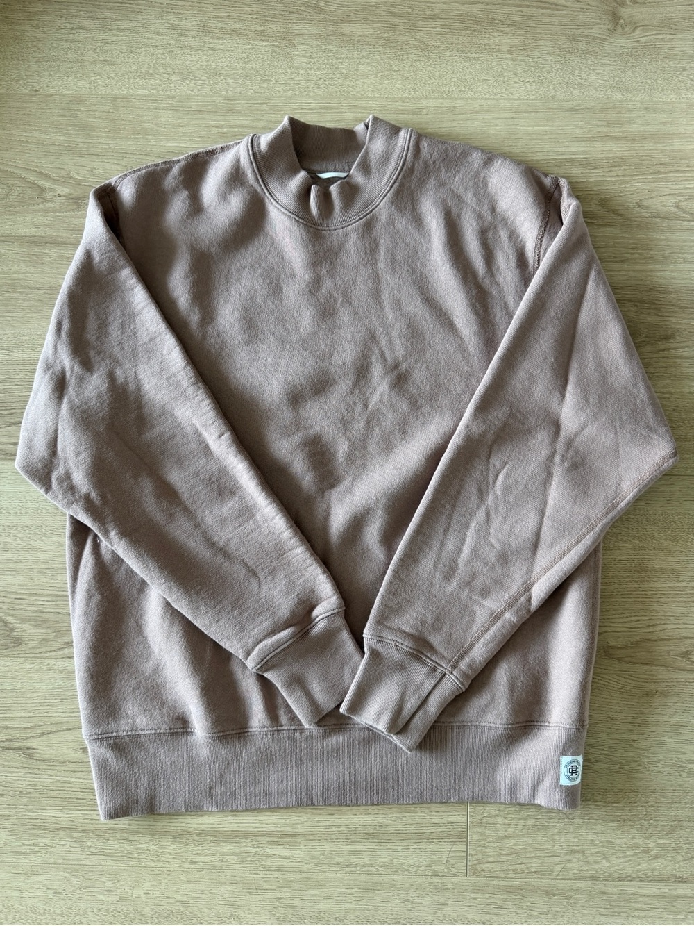 Reigning Champ Women’s Crewneck Sweater in Dusty Mauve